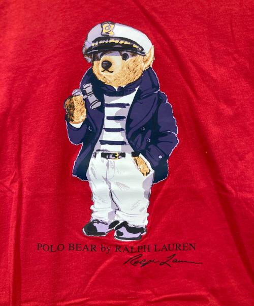 POLO RALPH LAUREN（ポロ・ラルフローレン）POLO RALPH LAUREN (ポロ・ラルフローレン) ポロベアカットソー レッド サイズ:7 /130 キッズサイズの古着・服飾アイテム