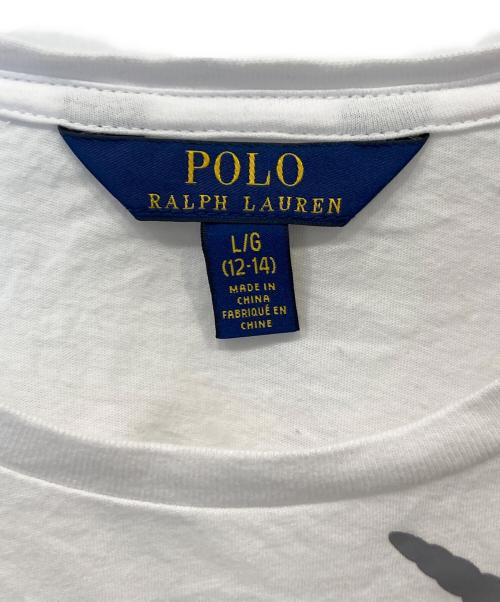 POLO RALPH LAUREN（ポロ・ラルフローレン）POLO RALPH LAUREN (ポロ・ラルフローレン) ポロベアカットソー ホワイト サイズ:Lの古着・服飾アイテム