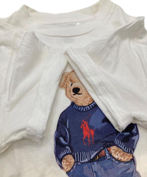 POLO RALPH LAUREN（ポロ・ラルフローレン）POLO RALPH LAUREN (ポロ・ラルフローレン) ポロベアカットソー ホワイト サイズ:Sの古着・服飾アイテム