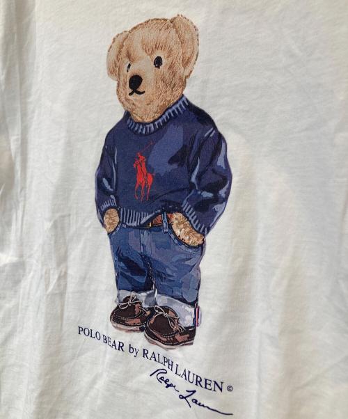 POLO RALPH LAUREN（ポロ・ラルフローレン）POLO RALPH LAUREN (ポロ・ラルフローレン) ポロベアカットソー ホワイト サイズ:Sの古着・服飾アイテム