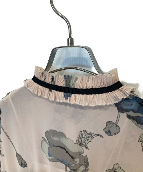 Sov.（ソブ）Sov. (ソブ) フラワーシフォンワンピース　0501-242-253A アイボリー サイズ:36の古着・服飾アイテム