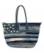 POLO BY RALPH LAURENポロ バイ ラルフローレン）の古着「フラッグデニムベルポートバッグ」｜インディゴ