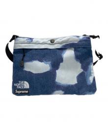 THE NORTH FACE×SUPREME（ザ ノース フェイス×シュプリーム）の古着「Bleached Denim Shoulder Bag ブリーチドデニムショルダーバッグ NM72154I」｜インディゴ