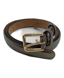 GUCCI（グッチ）の古着「チャーム付ベルト　201789」｜シルバー