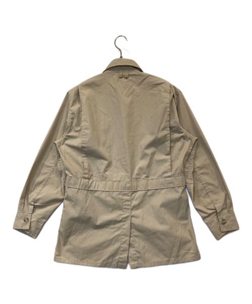 GAME WINNER（ゲーム・ウィナー）GAME WINNER (ゲーム・ウィナー) レザーパッチハンティングジャケット ベージュ サイズ:Mの古着・服飾アイテム