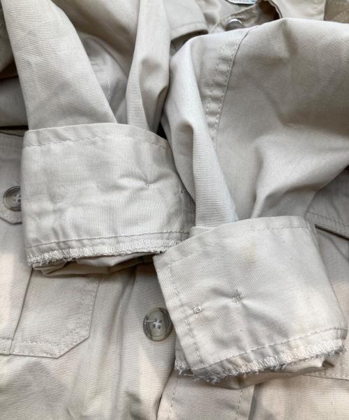 GAME WINNER（ゲーム・ウィナー）GAME WINNER (ゲーム・ウィナー) レザーパッチハンティングジャケット ベージュ サイズ:Mの古着・服飾アイテム