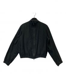 gabriela coll garments（ガブリエラコールガーメンツ）の古着「NO.311 Linen Pocket Zipper Jacket ナンバー311リネンポケットジッパージャケット 311」｜ブラック