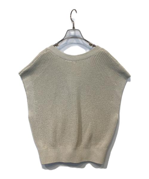 Noble（ノーブル）Noble (ノーブル) Newペーパーヤーンベスト ベージュ サイズ:FREEの古着・服飾アイテム