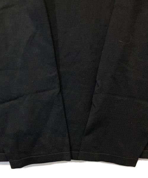 ARMANI COLLEZIONI（アルマーニ コレツィオーニ）ARMANI COLLEZIONI (アルマーニ コレツィオーニ) ハーフジップニット ブラック サイズ:XXLの古着・服飾アイテム