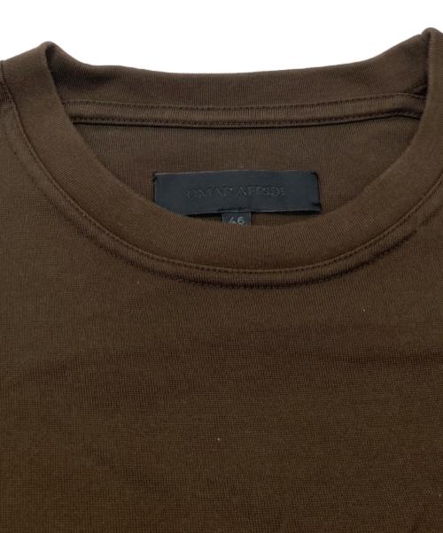 Omar Afridi（オマールアフリディ）Omar Afridi (オマールアフリディ) COTTON T　OA-SS25-JER-102-01 ブラウン サイズ:46の古着・服飾アイテム