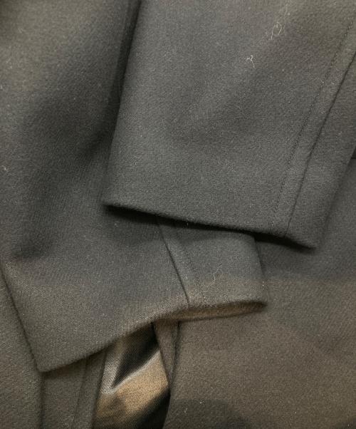 DRIES VAN NOTEN（ドリスヴァンノッテン）DRIES VAN NOTEN (ドリスヴァンノッテン) Wool Twill Overcoat ウールツイルオーバーコート 252-020209-2216-900 ブラック サイズ:Sの古着・服飾アイテム