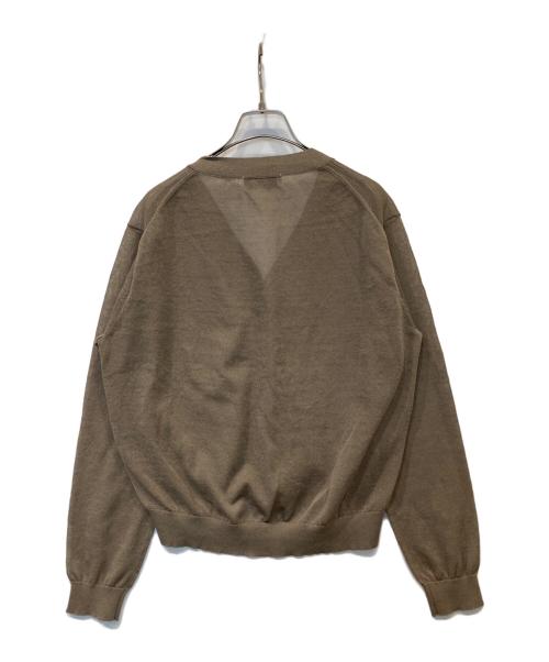 SLOBE IENA（スローブ イエナ）SLOBE IENA (スローブ イエナ) リネン混シアーカーディガン　25080912279030 ブラウン サイズ:FREEの古着・服飾アイテム