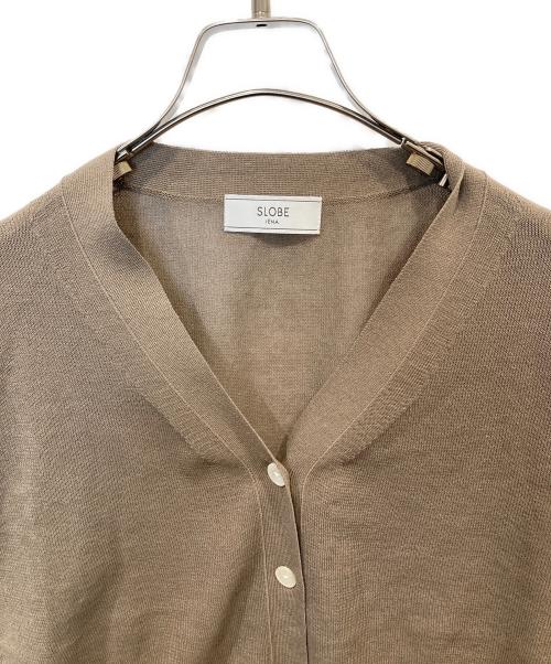 SLOBE IENA（スローブ イエナ）SLOBE IENA (スローブ イエナ) リネン混シアーカーディガン　25080912279030 ブラウン サイズ:FREEの古着・服飾アイテム