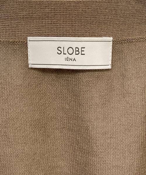 SLOBE IENA（スローブ イエナ）SLOBE IENA (スローブ イエナ) リネン混シアーカーディガン　25080912279030 ブラウン サイズ:FREEの古着・服飾アイテム