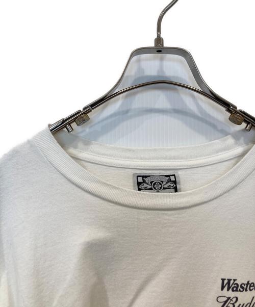 WASTED YOUTH（ウェイステッドユース）Wasted Youth (ウェイステッドユース) BUDWEISER (バドワイザー) ロングスリーブTシャツ ホワイト サイズ:XLの古着・服飾アイテム