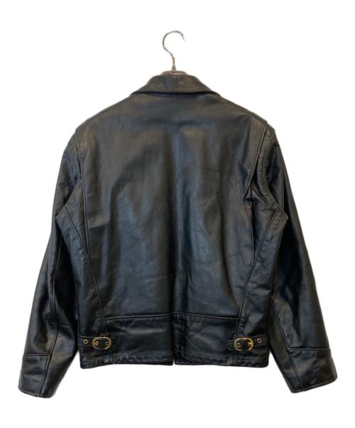 Schott（ショット）Schott (ショット) ボアライナー付シングルライダースジャケット　AT101 ブラック サイズ:40の古着・服飾アイテム