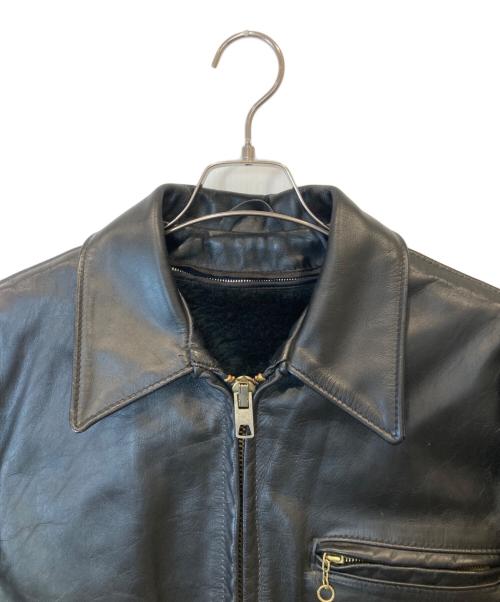 Schott（ショット）Schott (ショット) ボアライナー付シングルライダースジャケット　AT101 ブラック サイズ:40の古着・服飾アイテム