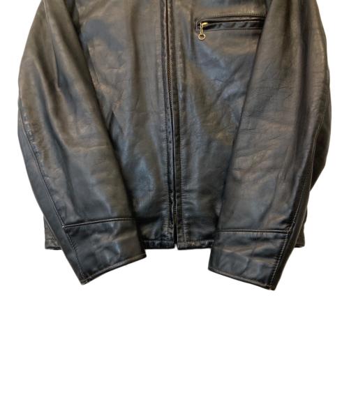 Schott（ショット）Schott (ショット) ボアライナー付シングルライダースジャケット　AT101 ブラック サイズ:40の古着・服飾アイテム