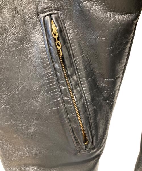 Schott（ショット）Schott (ショット) ボアライナー付シングルライダースジャケット　AT101 ブラック サイズ:40の古着・服飾アイテム