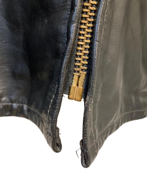 Schott（ショット）Schott (ショット) ボアライナー付シングルライダースジャケット　AT101 ブラック サイズ:40の古着・服飾アイテム