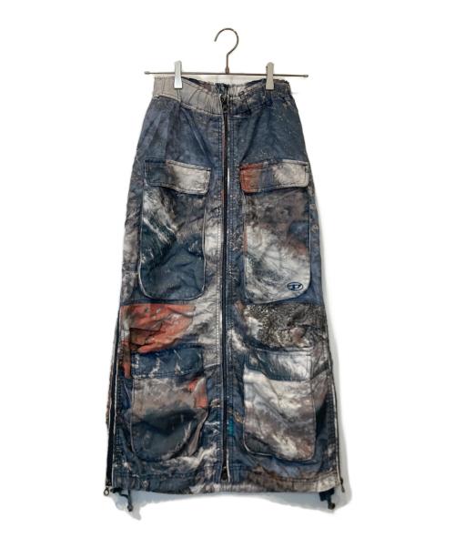DIESEL（ディーゼル）DIESEL (ディーゼル) O-MIRT-CMF A10668 スカート マルチカラー サイズ:36の古着・服飾アイテム