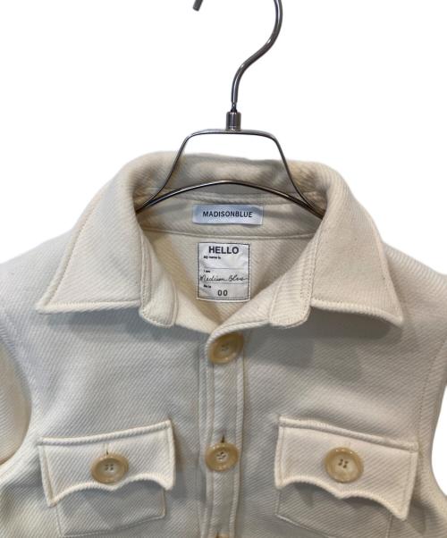 MADISON BLUE（マディソンブルー）MADISON BLUE (マディソンブルー) COMPACT CPO WOOL TWILL　MB184-5026 アイボリー サイズ:XSの古着・服飾アイテム