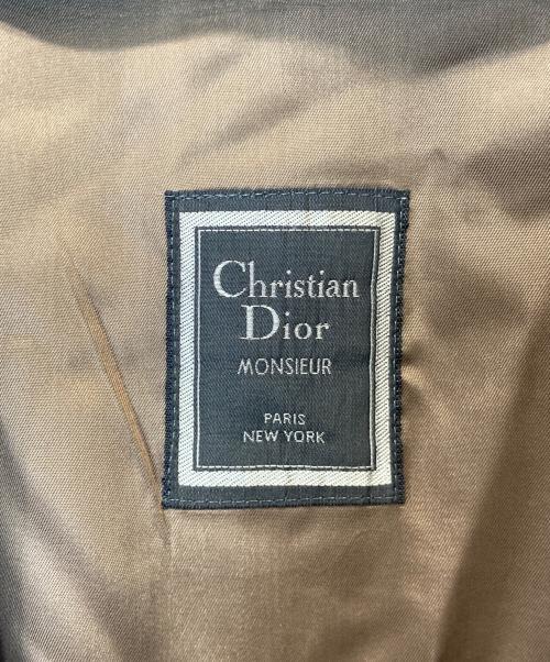 Christian Dior MONSIEUR（クリスチャンディオールムッシュ）Christian Dior MONSIEUR (クリスチャンディオールムッシュ) トレンチコート グレー サイズ:44Lの古着・服飾アイテム