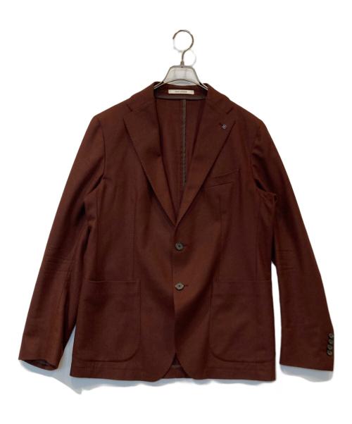 TAGLIATORE（タリアトーレ）TAGLIATORE (タリアトーレ) テーラードジャケット ブラウン サイズ:表記がないため不明の古着・服飾アイテム
