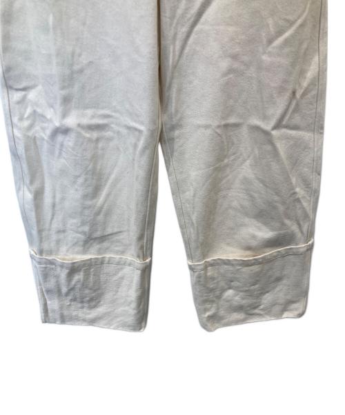 her（ハー）her (ハー) ロールアップカーブパンツ　7052800 ベージュ サイズ:1の古着・服飾アイテム