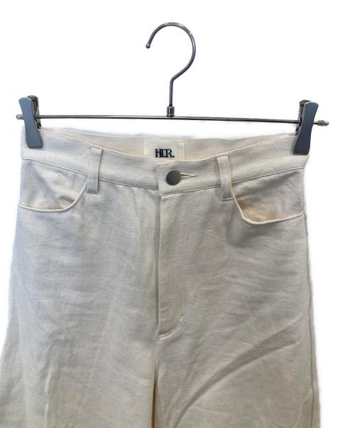 her（ハー）her (ハー) ロールアップカーブパンツ　7052800 ベージュ サイズ:1の古着・服飾アイテム