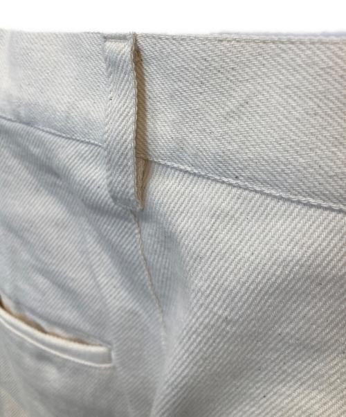 her（ハー）her (ハー) ロールアップカーブパンツ　7052800 ベージュ サイズ:1の古着・服飾アイテム