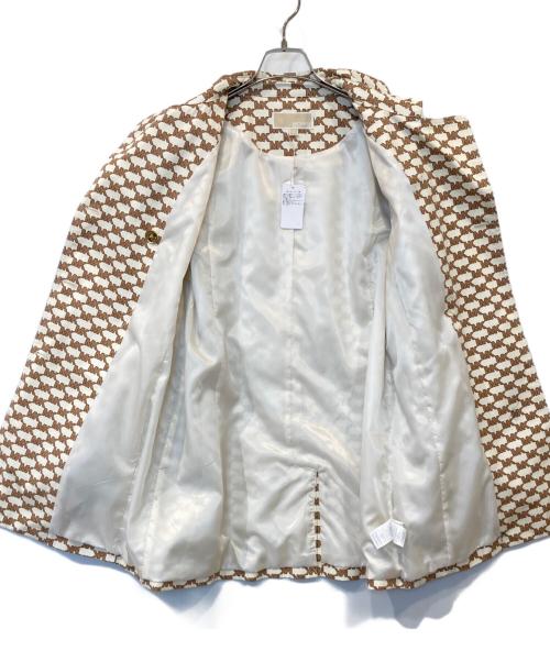 MICHAEL KORS（マイケル・コース）MICHAEL KORS (マイケル・コース) トレンチコート　JS320668ZY アイボリー サイズ:Mの古着・服飾アイテム