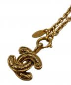 CHANELシャネル）の古着「ココマークチェーンネックレス 3858」｜ゴールド