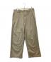 gold（ゴールド）の古着「SELVEDGE WEAPON WIDE TROUSERS　GL42426」｜ベージュ