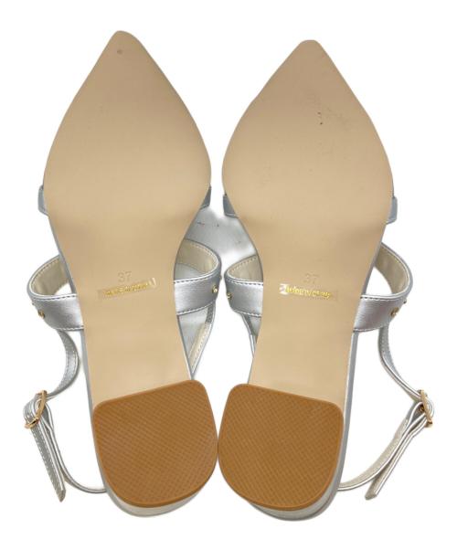 CELFORD（セルフォード）CELFORD (セルフォード) ビジュースタッズチュールパンプス CWGS242503 シルバー サイズ:37の古着・服飾アイテム