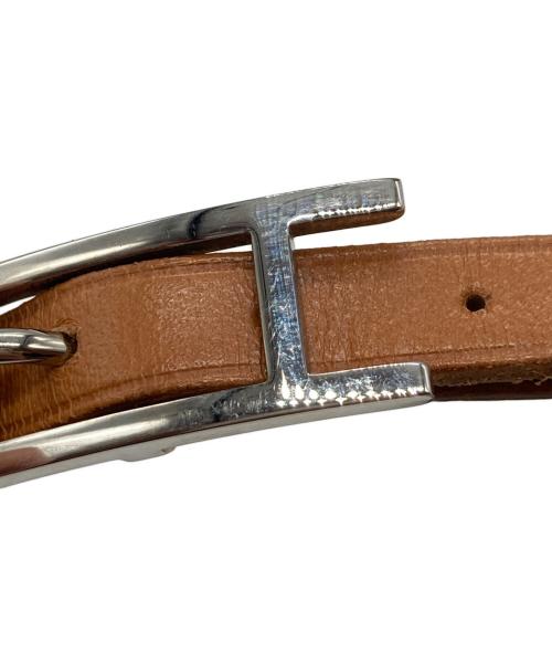 HERMES（エルメス）HERMES (エルメス) アピ3 レザーブレスレット ブラウンの古着・服飾アイテム