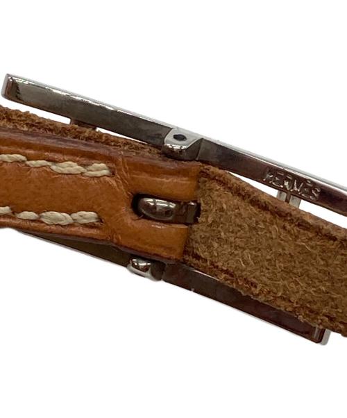 HERMES（エルメス）HERMES (エルメス) アピ3 レザーブレスレット ブラウンの古着・服飾アイテム