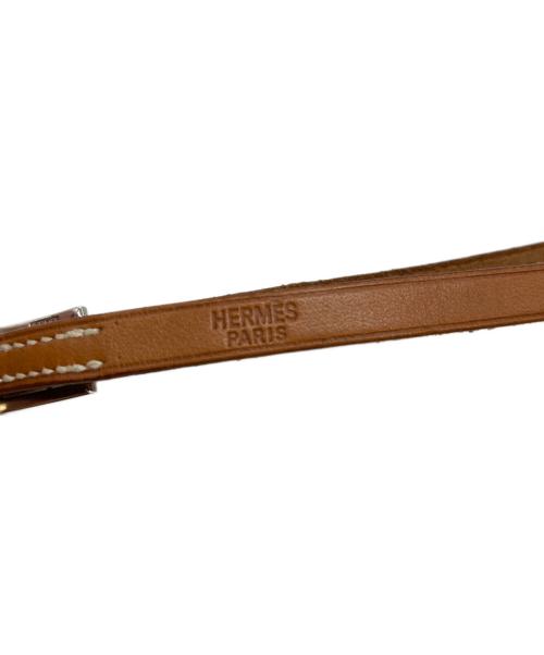 HERMES（エルメス）HERMES (エルメス) アピ3 レザーブレスレット ブラウンの古着・服飾アイテム