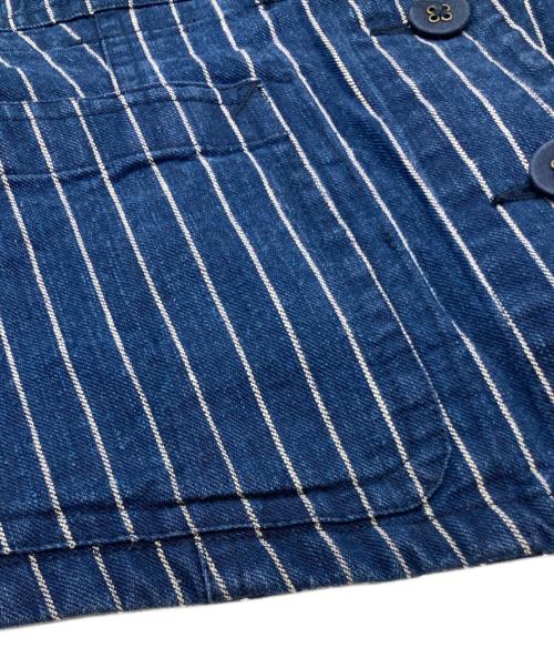 LAUREN RALPH LAUREN（ローレンラルフローレン）LAUREN RALPH LAUREN (ローレンラルフローレン) ストライプベスト インディゴ サイズ:Mの古着・服飾アイテム