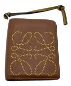 LOEWEロエベ）の古着「コンパクト ジップウォレット C500Z41X04 0024 7658 062109」｜ベージュ