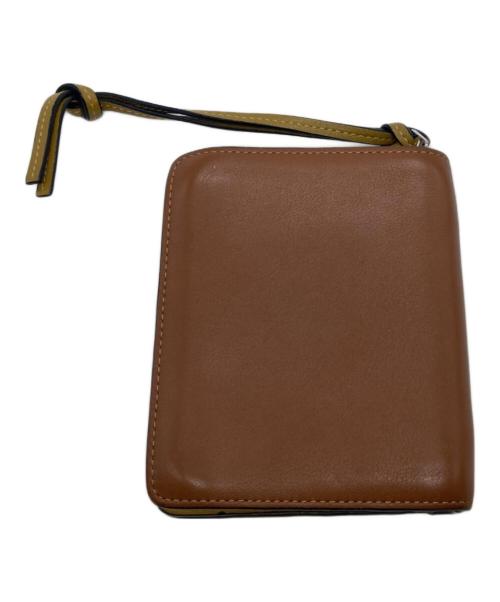 LOEWE（ロエベ）LOEWE (ロエベ) コンパクト ジップウォレット C500Z41X04 0024 7658 062109 ベージュの古着・服飾アイテム