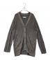 Hysteric Glamour（ヒステリックグラマー）の古着「CATチェーン刺繍 カーディガン 01201ND04」｜グレー