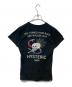Hysteric Glamour (ヒステリックグラマー) 刺繍スカルＴシャツ　01171CT04 ブラック サイズ:S：5000円