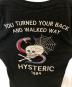 中古・古着 Hysteric Glamour (ヒステリックグラマー) 刺繍スカルＴシャツ　01171CT04 ブラック サイズ:S：5000円