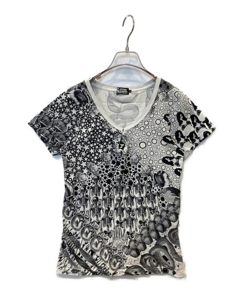 Hysteric Glamour（ヒステリックグラマー）Hysteric Glamour (ヒステリックグラマー) HYS MANDARA pt Tシャツ　01171CT23 ホワイト サイズ:Sの古着・服飾アイテム