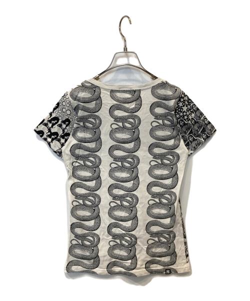 Hysteric Glamour（ヒステリックグラマー）Hysteric Glamour (ヒステリックグラマー) HYS MANDARA pt Tシャツ　01171CT23 ホワイト サイズ:Sの古着・服飾アイテム