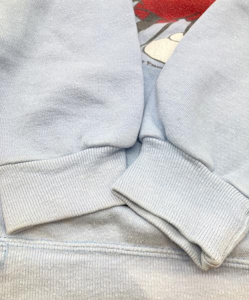 Walt Disney Productions（ウォルトディズニープロダクション）Walt Disney Productions (ウォルトディズニープロダクション) ラグランスウェット スカイブルー サイズ:Lの古着・服飾アイテム