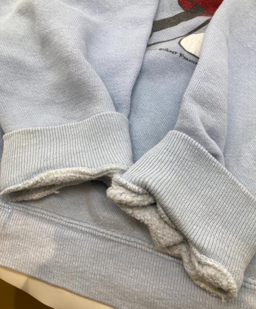 Walt Disney Productions（ウォルトディズニープロダクション）Walt Disney Productions (ウォルトディズニープロダクション) ラグランスウェット スカイブルー サイズ:Lの古着・服飾アイテム