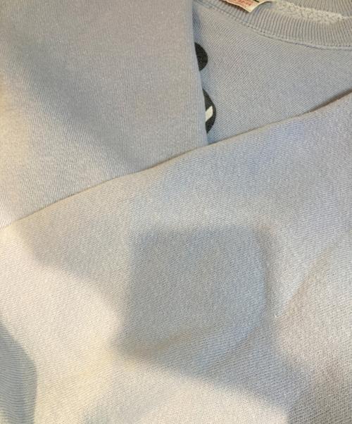 Walt Disney Productions（ウォルトディズニープロダクション）Walt Disney Productions (ウォルトディズニープロダクション) ラグランスウェット スカイブルー サイズ:Lの古着・服飾アイテム