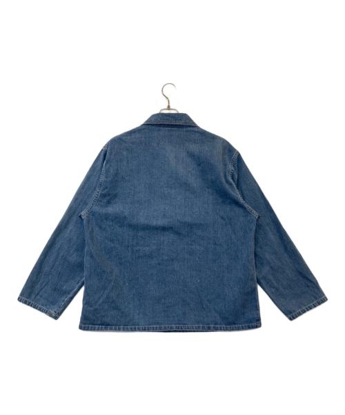 AURALEE（オーラリー）AURALEE (オーラリー) Selvedge Faded Light Denim P/O Shirt セルビッジフェイデッドライトデニムプルオーバーシャツ A24SS02DE インディゴ サイズ:3の古着・服飾アイテム